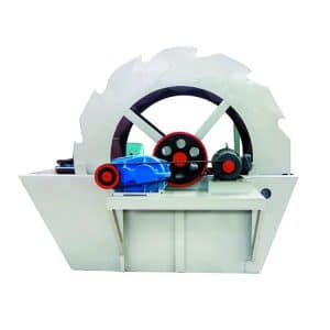 Wheel sand washing machine