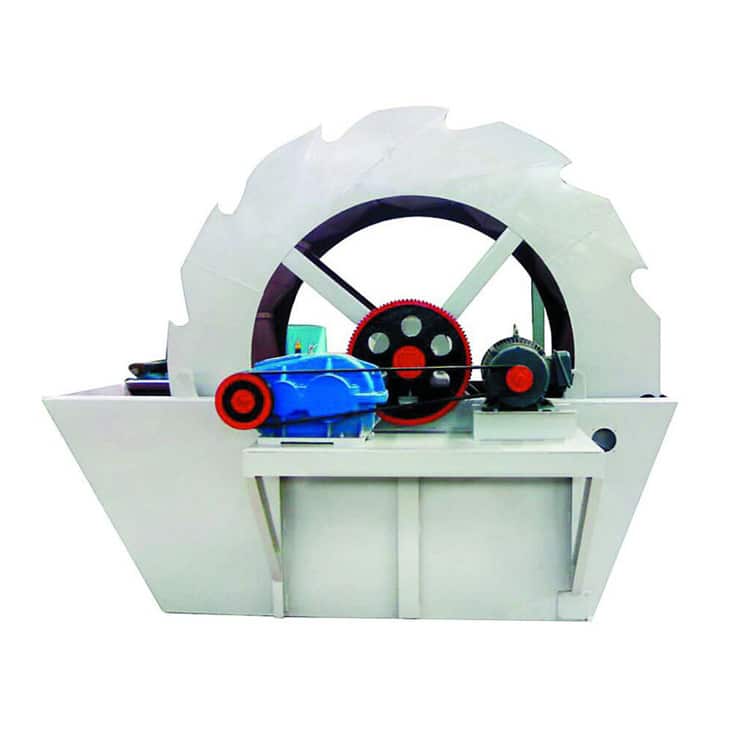 Wheel sand washing machine