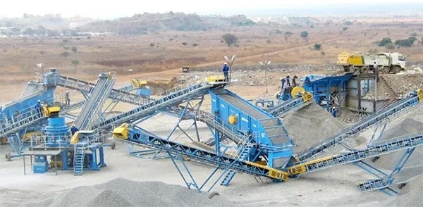 sand crushing plant