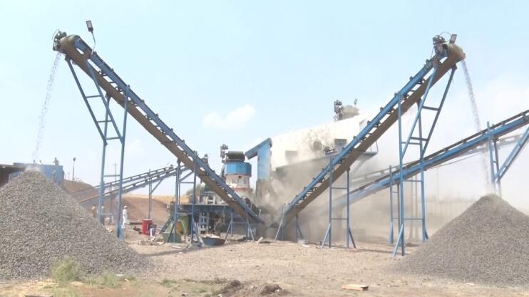 crushing plant install and maintain