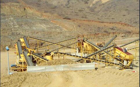 Sandstone crusher plant