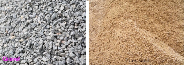 crushed sand