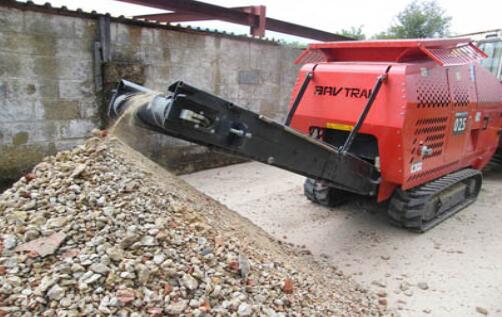 recycling concrete crusher