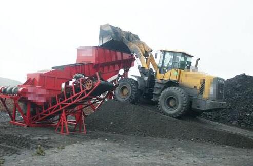 coal gangue crushing screening