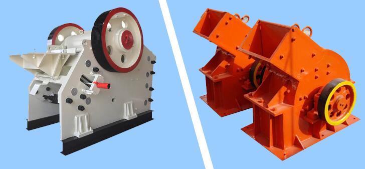 jaw crusher vs hammer crusher