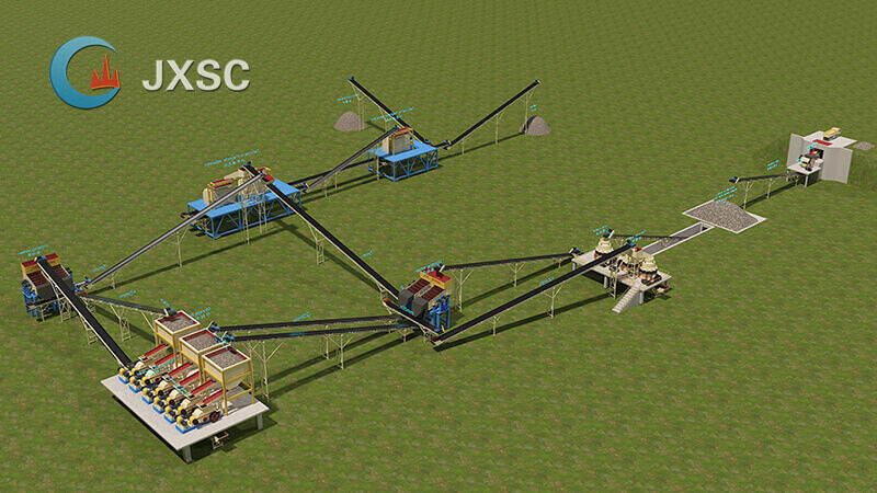 steel slag processing plant)