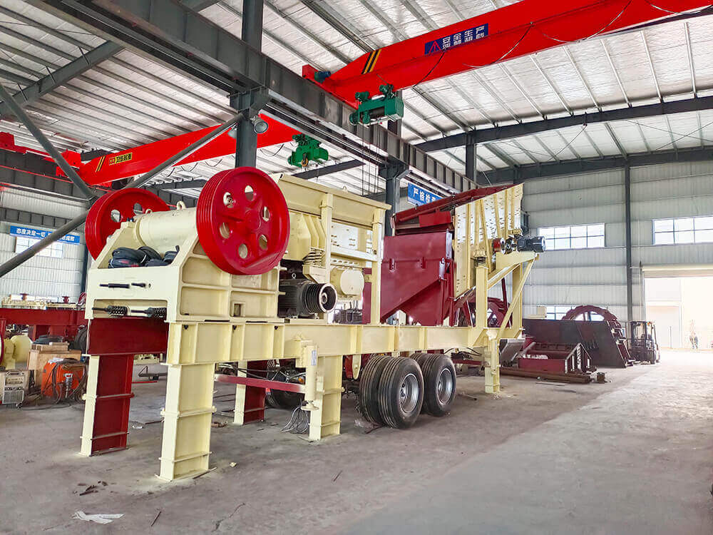 mobile jaw crusher plant