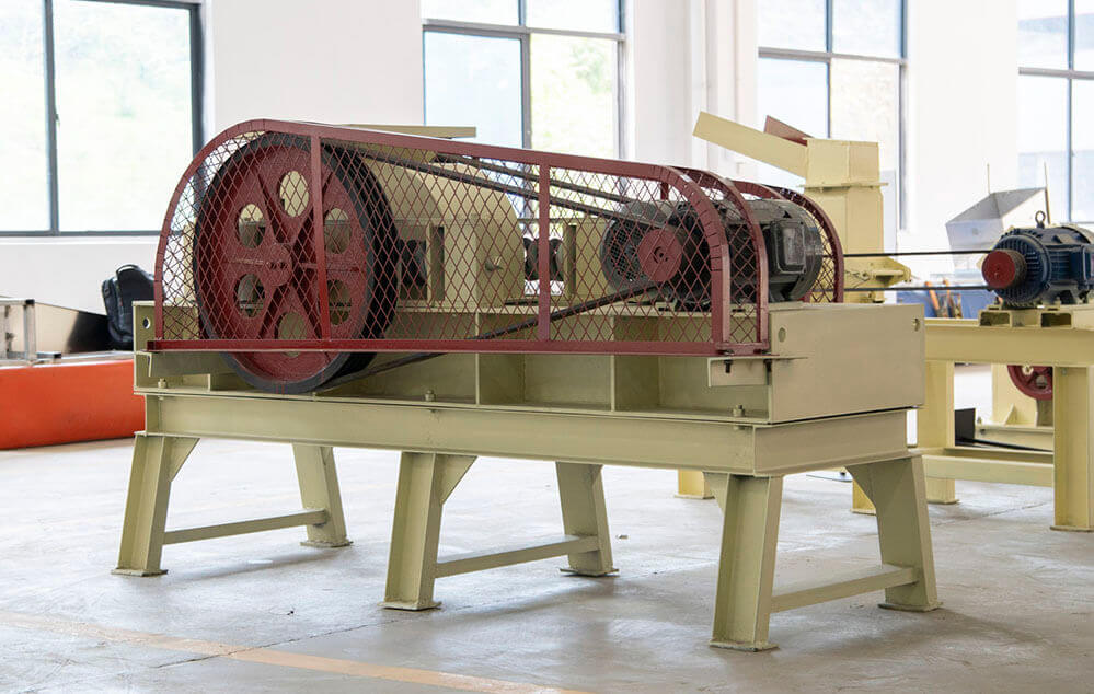 gravel stone double roller crusher
