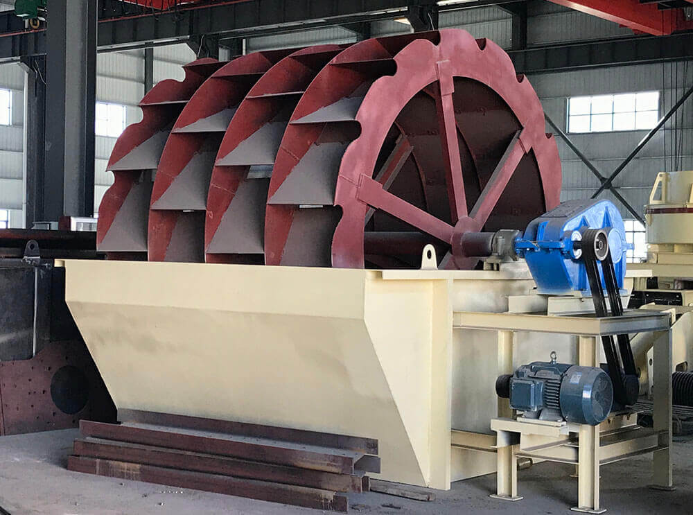 wheel sand washing machine