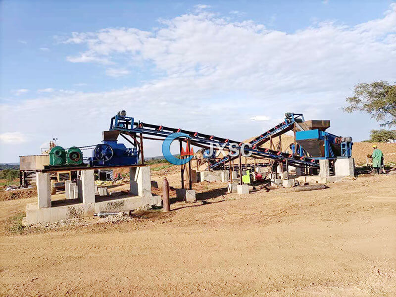 Quartz crushing grinding plant