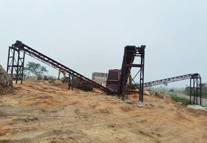 Gneiss sand processing plant